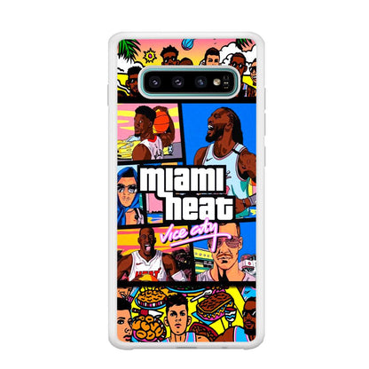 Miami Heat Star of Vice City Samsung Galaxy S10 Plus Case-Oxvistore