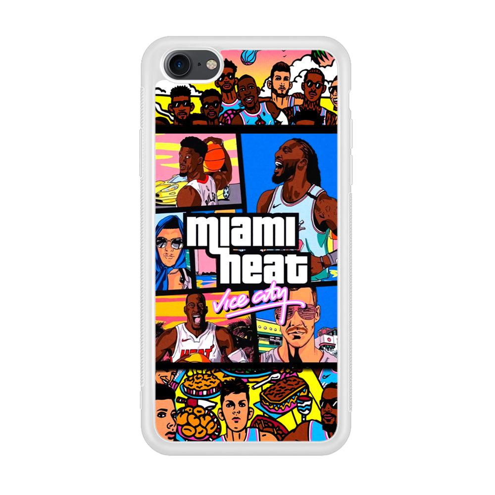 Miami Heat Star of Vice City iPhone 8 Case-Oxvistore