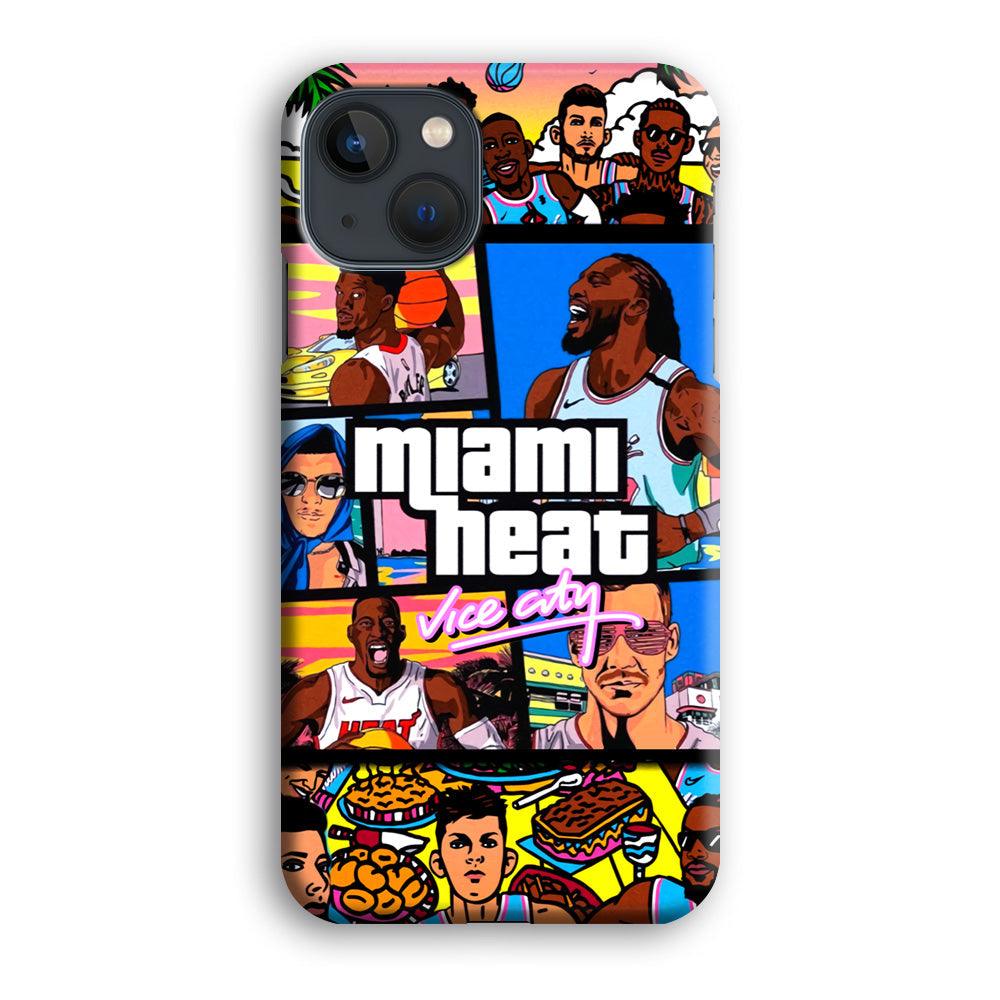 Miami Heat Star of Vice City iPhone 13 Case-Oxvistore