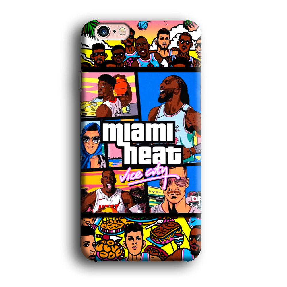 Miami Heat Star of Vice City iPhone 6 Plus | 6s Plus Case-Oxvistore