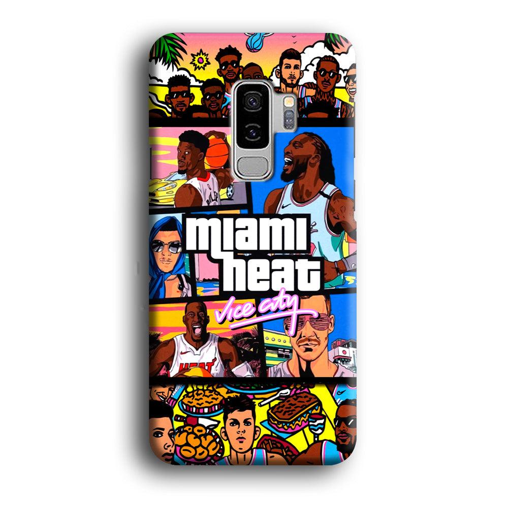 Miami Heat Star of Vice City Samsung Galaxy S9 Plus Case-Oxvistore