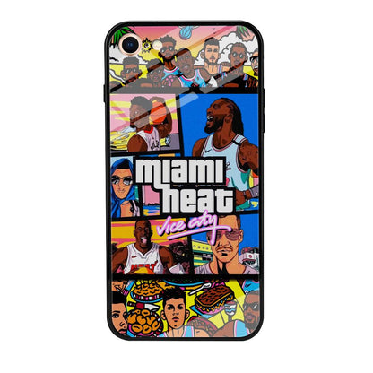 Miami Heat Star of Vice City iPhone 8 Case-Oxvistore