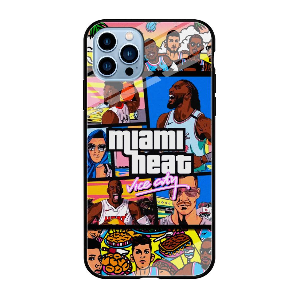 Miami Heat Star of Vice City iPhone 12 Pro Case-Oxvistore