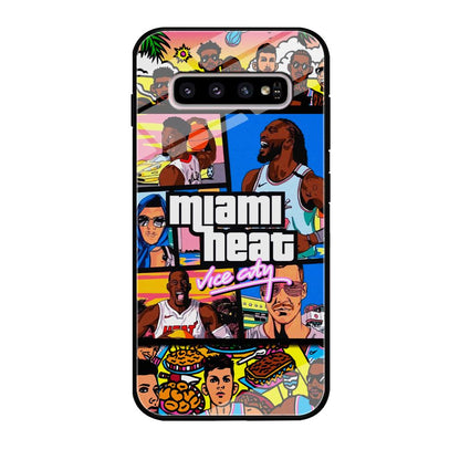 Miami Heat Star of Vice City Samsung Galaxy S10 Plus Case-Oxvistore