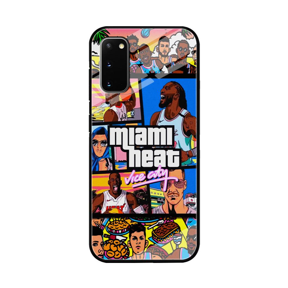 Miami Heat Star of Vice City Samsung Galaxy S20 Case-Oxvistore