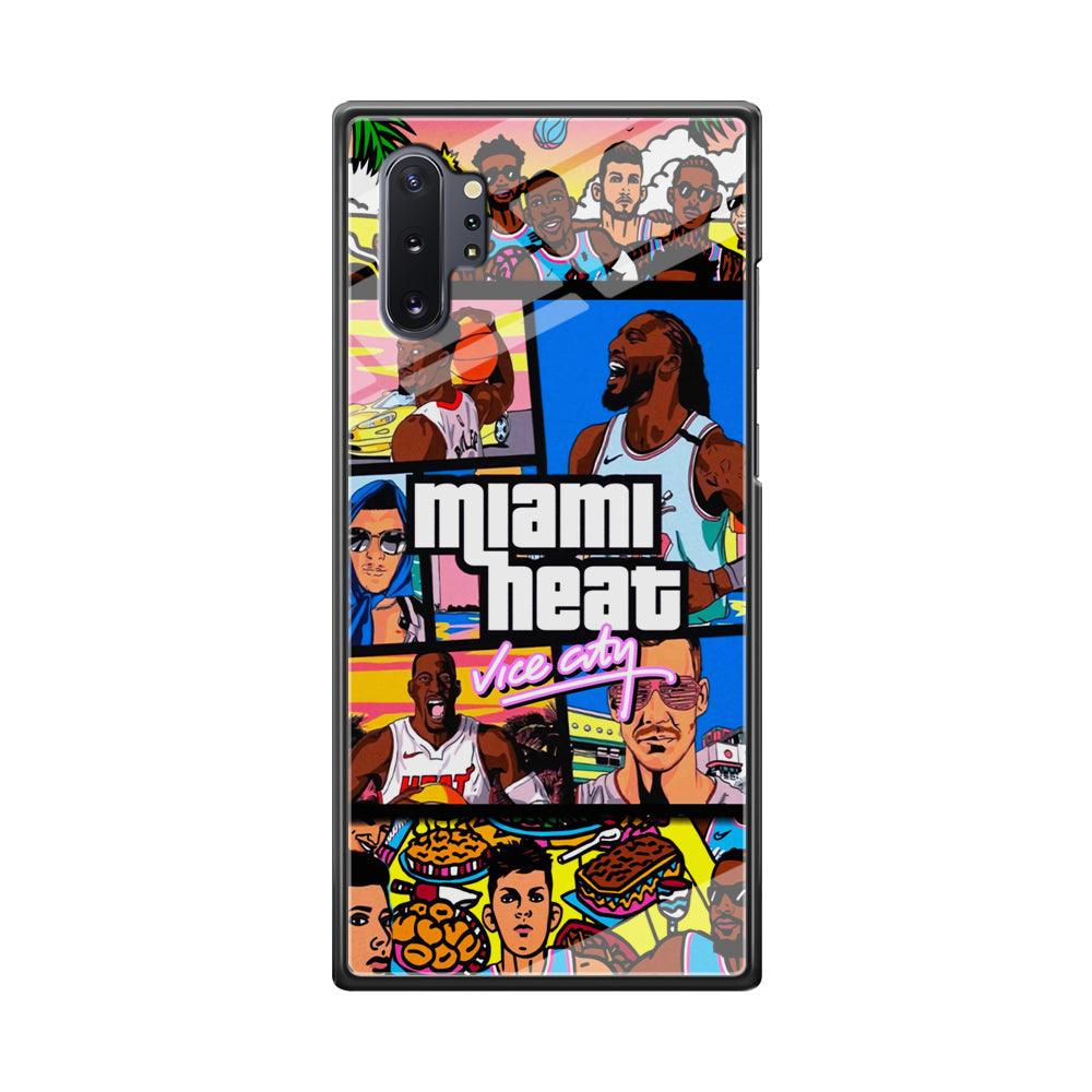 Miami Heat Star of Vice City Samsung Galaxy Note 10 Plus Case-Oxvistore