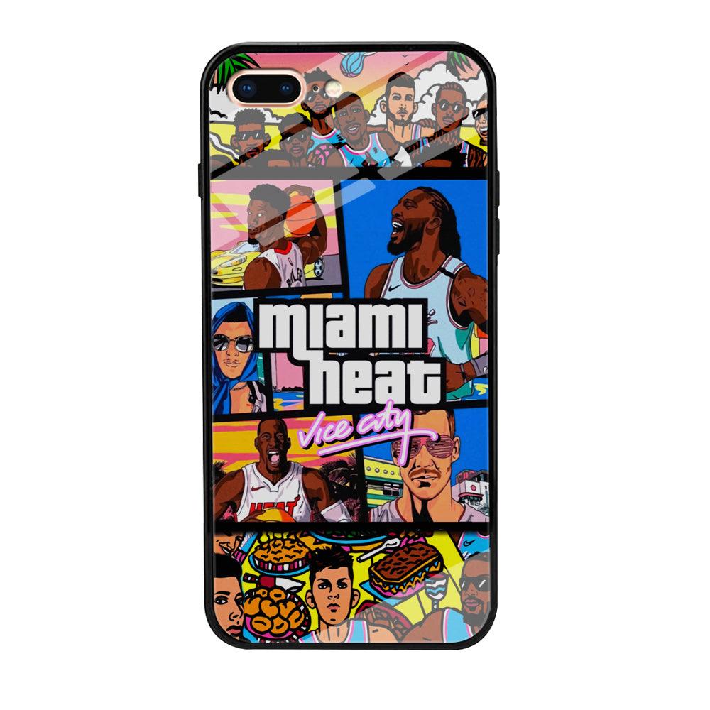 Miami Heat Star of Vice City iPhone 8 Plus Case-Oxvistore