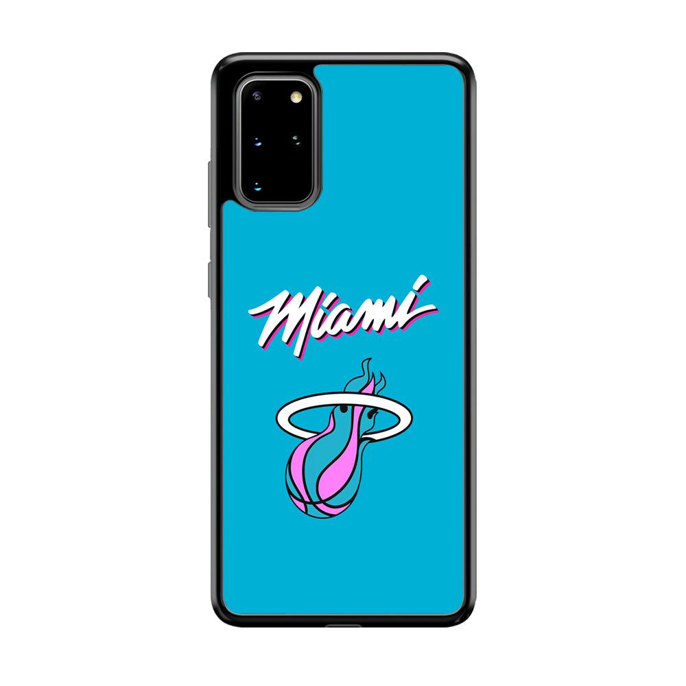 Miami Heat Up and Down for Struggle Samsung Galaxy S20 Plus Case-Rubber Black (2D Case)-Oxvistore