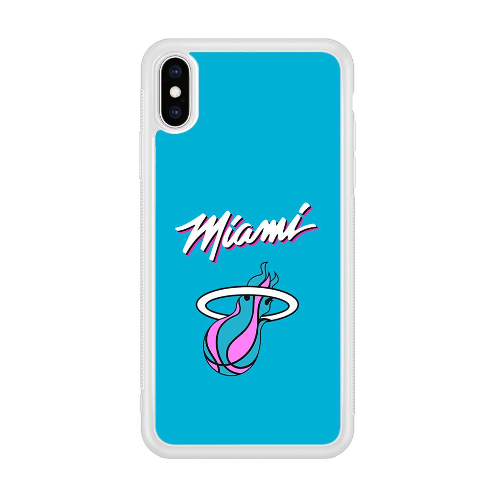 Miami Heat Up and Down for Struggle iPhone Xs Max Case-Oxvistore