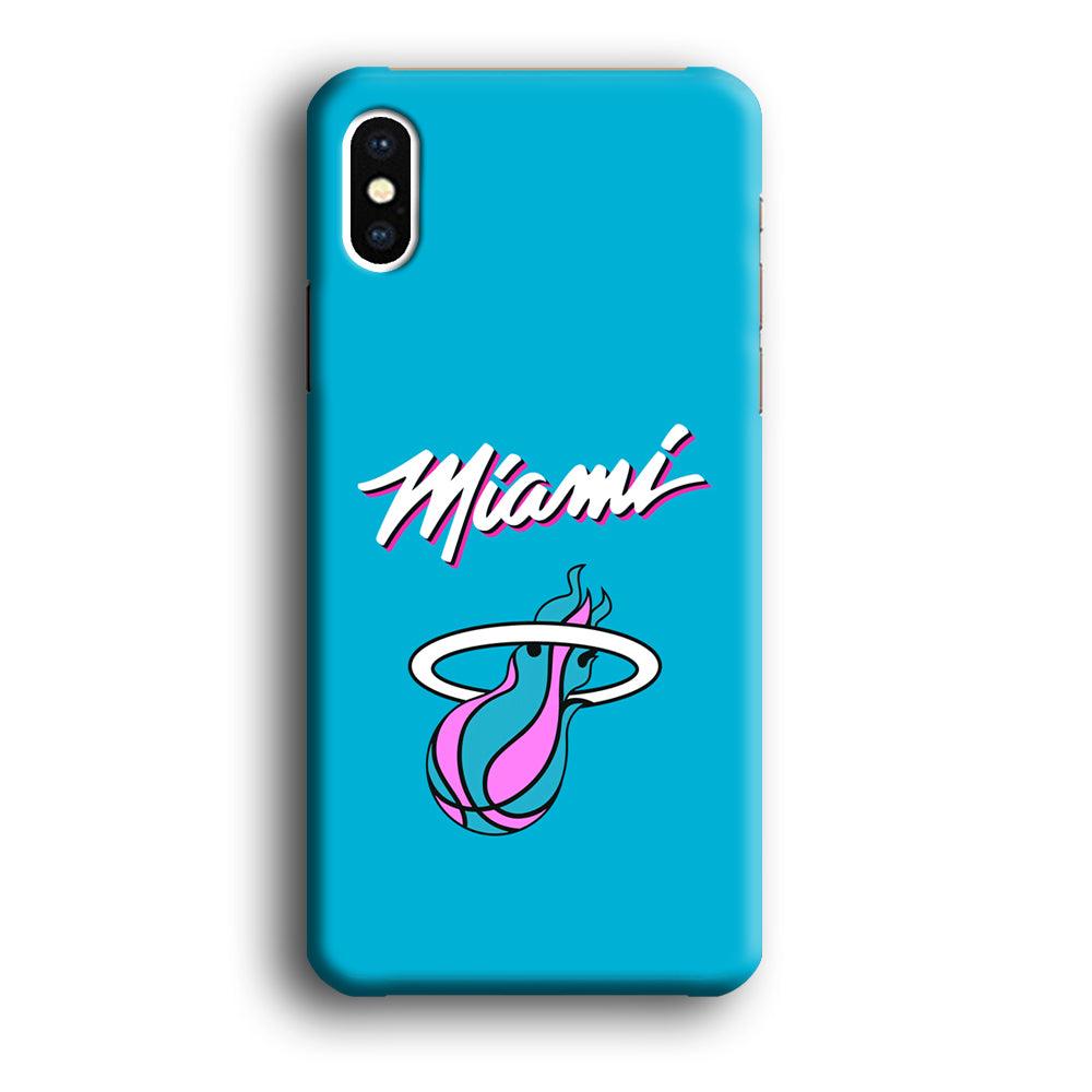 Miami Heat Up and Down for Struggle iPhone Xs Max Case-Oxvistore