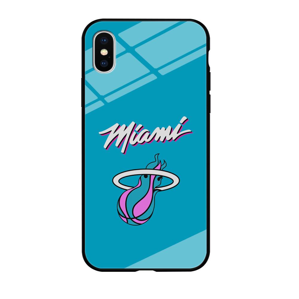 Miami Heat Up and Down for Struggle iPhone Xs Max Case-Oxvistore