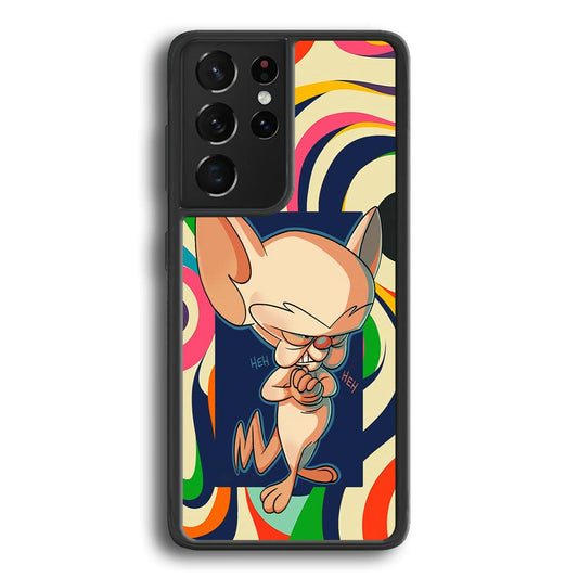 Mice Glance for The Enemy's Samsung Galaxy S22 Ultra Case-Rubber White (2D Case)-Oxvistore