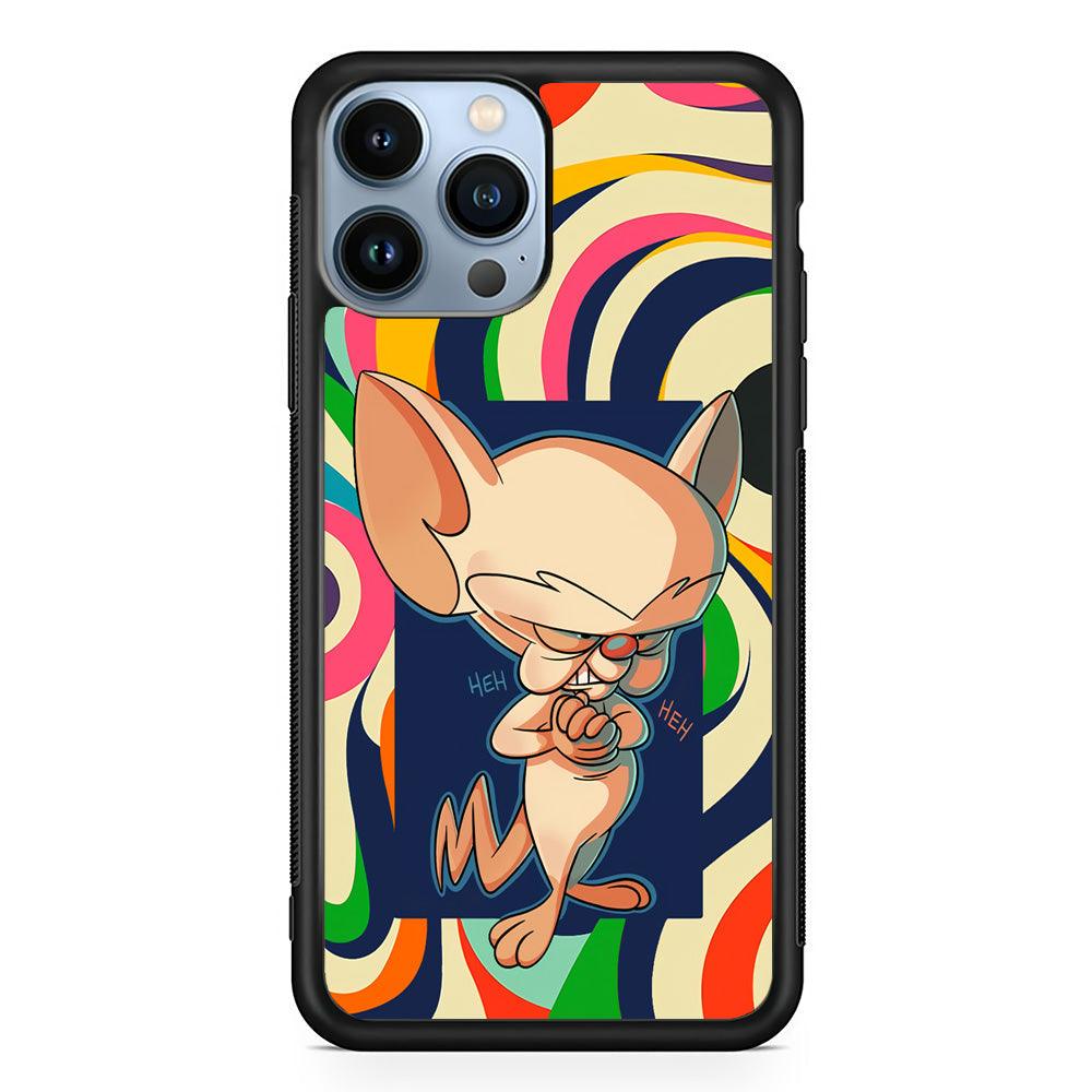 Mice Glance for The Enemy's iPhone 13 Pro Case-Rubber White (2D Case)-Oxvistore
