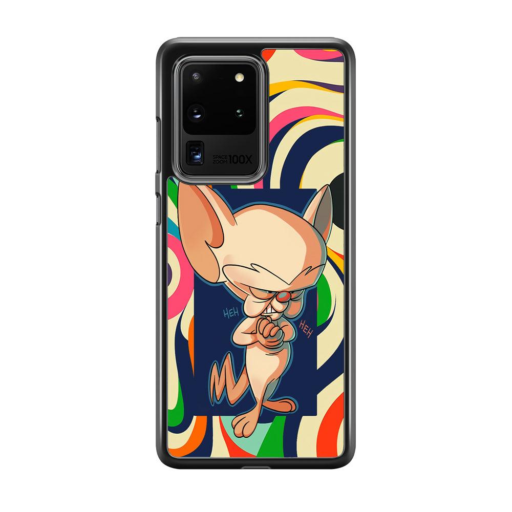 Mice Glance for The Enemy's Samsung Galaxy S20 Ultra Case-Rubber White (2D Case)-Oxvistore