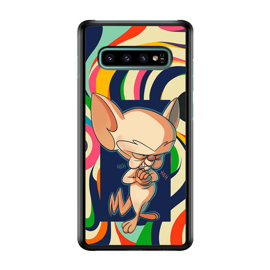 Mice Glance for The Enemy's Samsung Galaxy S10 Case-Rubber White (2D Case)-Oxvistore