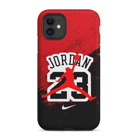 Michael Jordan 23 Red Black 2 in 1 Tough Phone Case