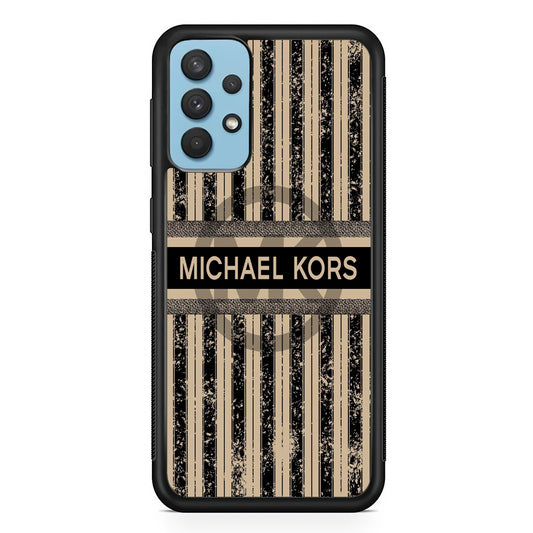 Michael Kors Luxury Art Samsung Galaxy A32 Case-Rubber Black (2D Case)-Oxvistore