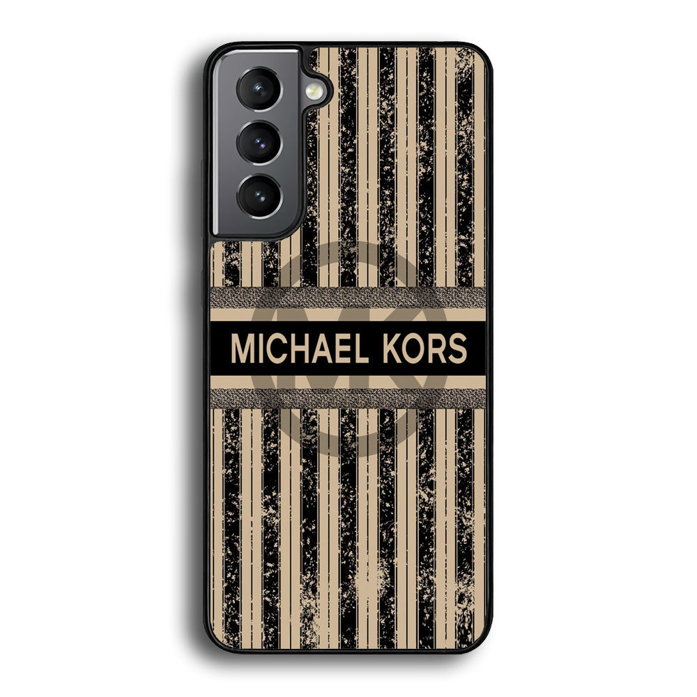 Michael Kors Luxury Art Samsung Galaxy S22 Plus Case-Rubber Black (2D Case)-Oxvistore