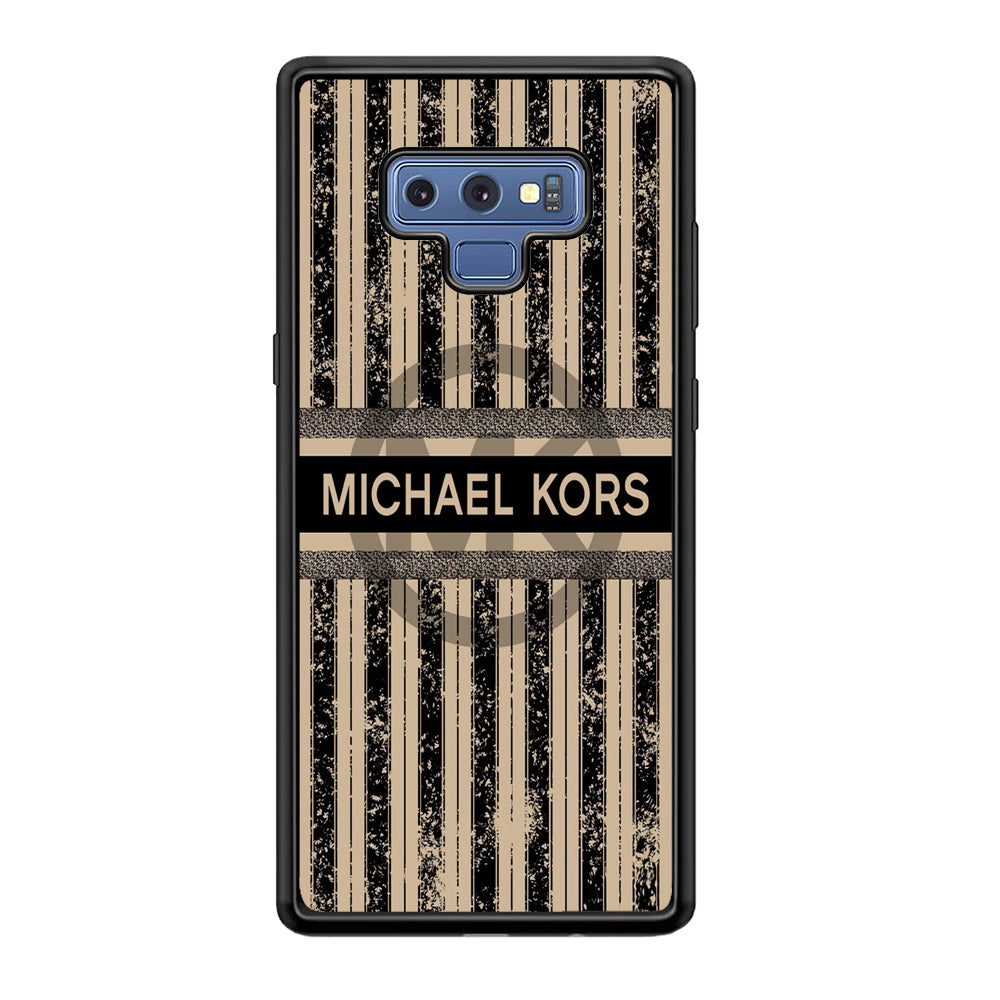 Michael Kors Luxury Art Samsung Galaxy Note 9 Case-Rubber Black (2D Case)-Oxvistore