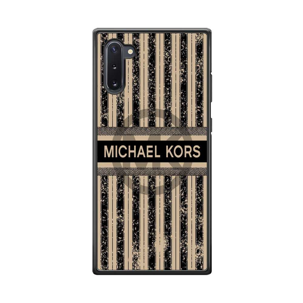 Michael Kors Luxury Art Samsung Galaxy Note 10 Case-Rubber Black (2D Case)-Oxvistore