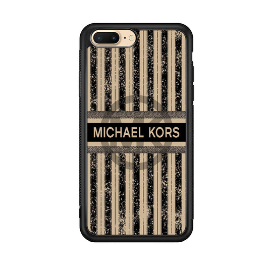 Michael Kors Luxury Art iPhone 8 Plus Case-Rubber Black (2D Case)-Oxvistore