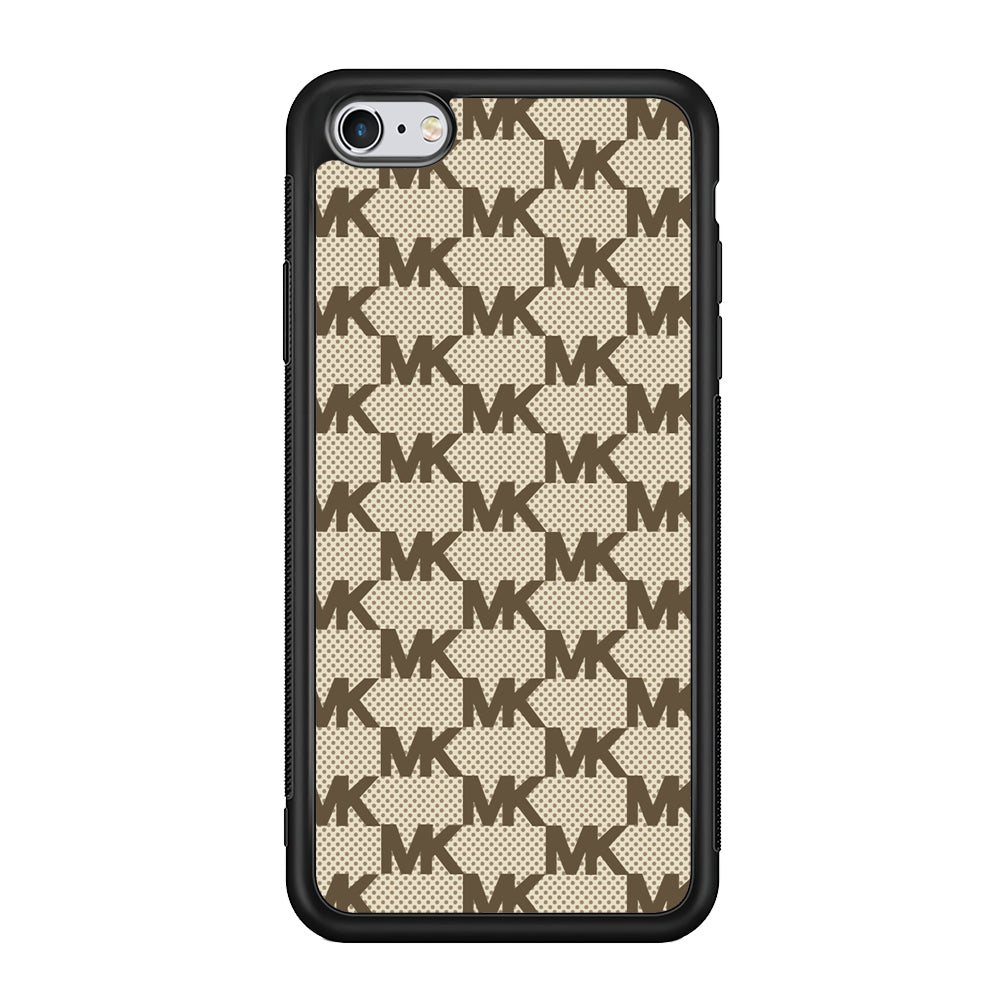 Michael Kors Polka Dot Backdrop iPhone 6 | 6s Case-Rubber Black (2D Case)-Oxvistore