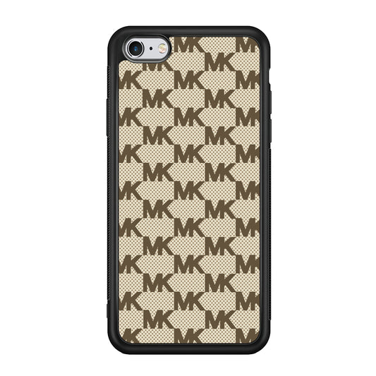 Michael Kors Polka Dot Backdrop iPhone 6 | 6s Case-Rubber Black (2D Case)-Oxvistore