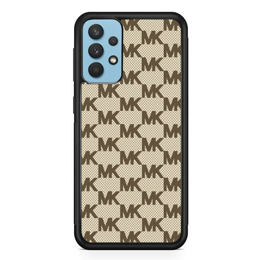 Michael Kors Luxury Art Samsung Galaxy A32 Case-Rubber Black (2D Case)-Oxvistore