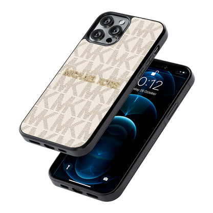 Michael Kors White Pattern 2D Rubber Phone Case-Oxvistore