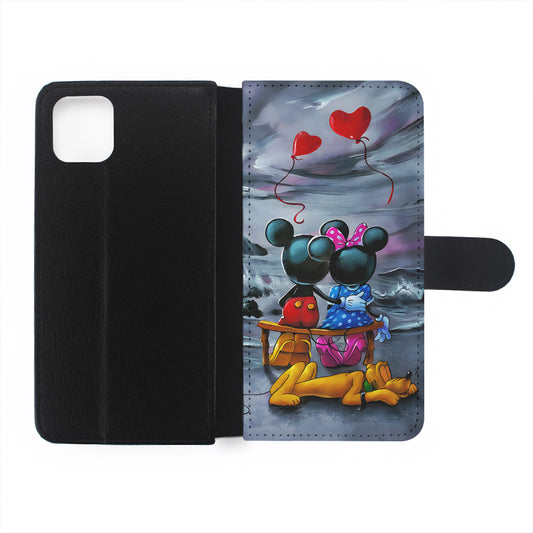 Mickey Minnie on The Beach Flip Wallet Phone Case