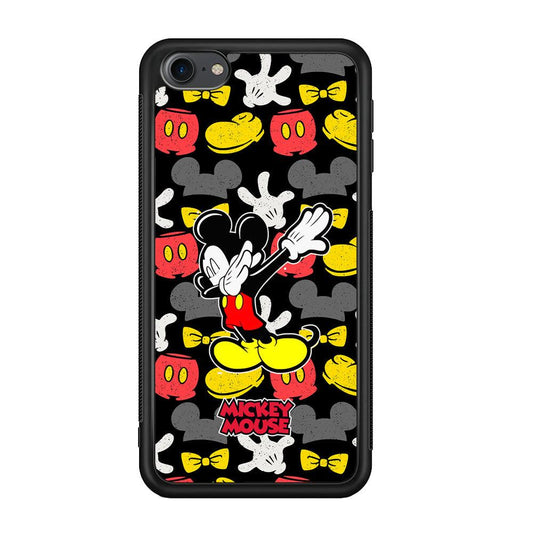 Mickey Mouse Dance All of Time iPod Touch 6 Case-Rubber Black (2D Case)-Oxvistore