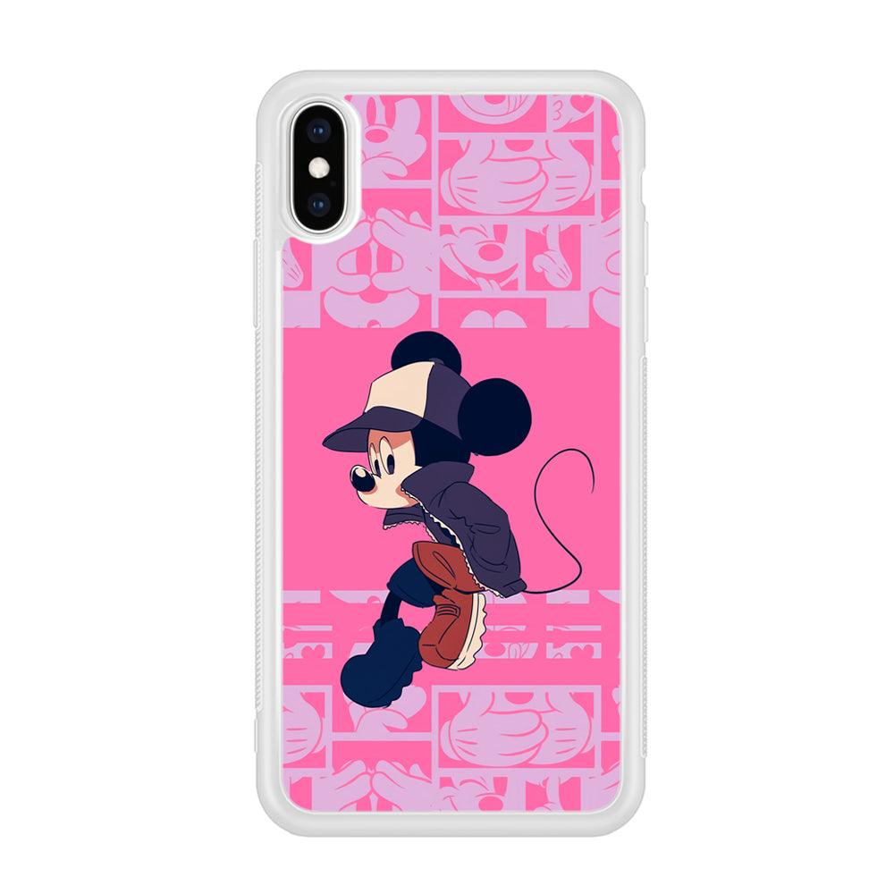 Mickey Mouse Dancing and Flying iPhone X Case-Oxvistore