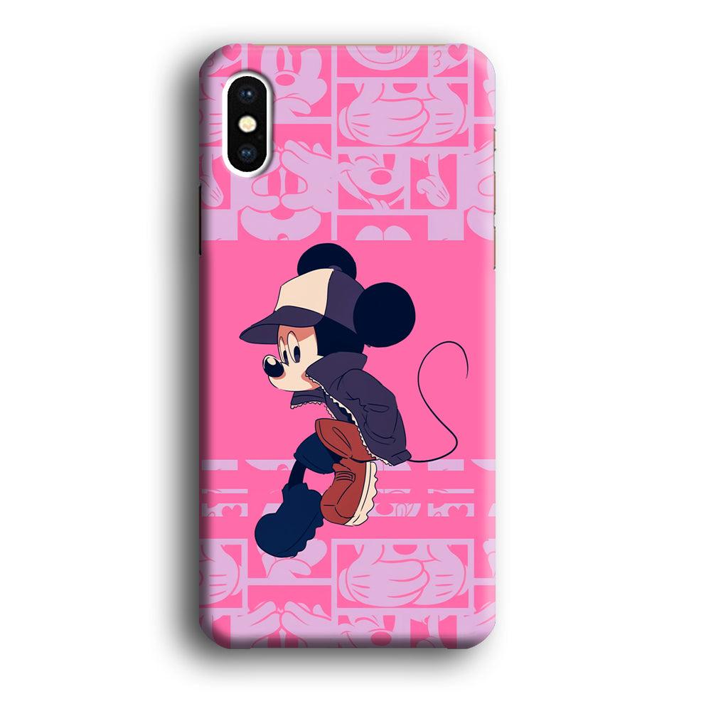 Mickey Mouse Dancing and Flying iPhone X Case-Oxvistore