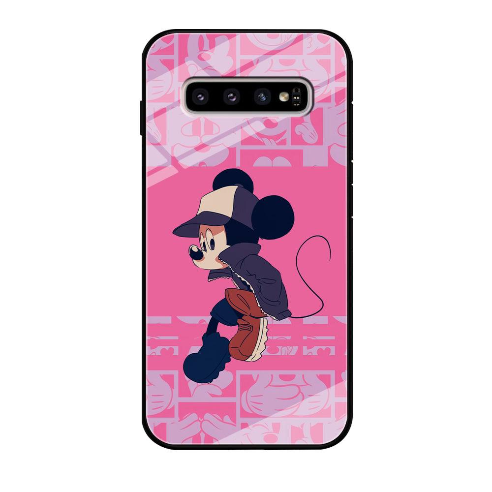 Mickey Mouse Dancing and Flying Samsung Galaxy S10 Case-Oxvistore