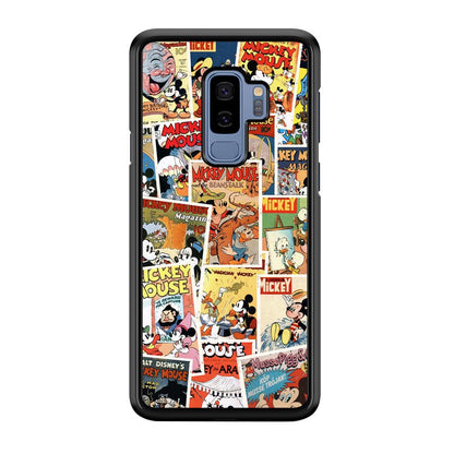 Mickey Mouse Old Poster Collage Samsung Galaxy S9 Plus Case-Oxvistore