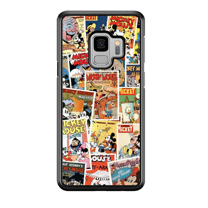 Mickey Mouse Old Poster Collage Samsung Galaxy S9 Case-Oxvistore