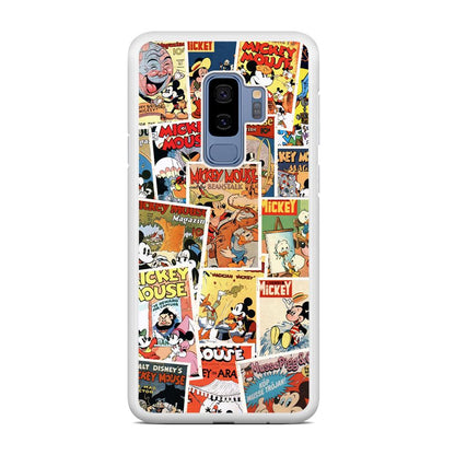 Mickey Mouse Old Poster Collage Samsung Galaxy S9 Plus Case-Oxvistore