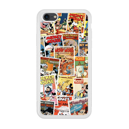 Mickey Mouse Old Poster Collage iPhone 8 Case-Oxvistore