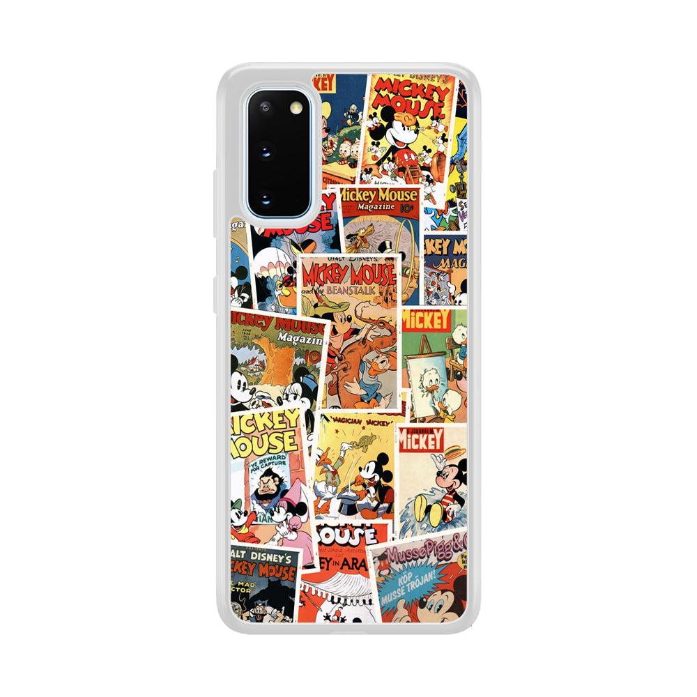 Mickey Mouse Old Poster Collage Samsung Galaxy S20 Case-Oxvistore