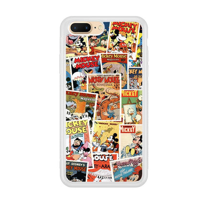 Mickey Mouse Old Poster Collage iPhone 7 Plus Case-Oxvistore