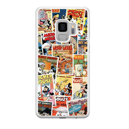 Mickey Mouse Old Poster Collage Samsung Galaxy S9 Case-Oxvistore