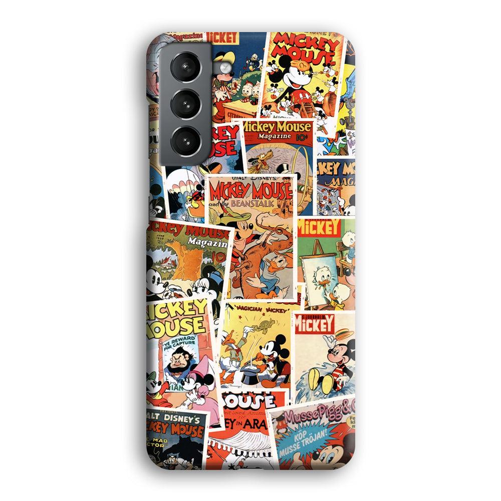 Mickey Mouse Old Poster Collage Samsung Galaxy S21 Case-Oxvistore