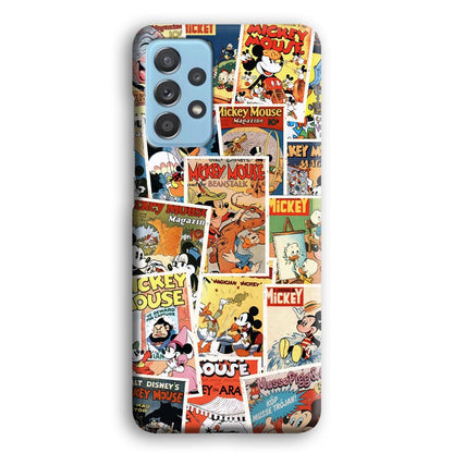 Mickey Mouse Old Poster Collage Samsung Galaxy A72 Case-Oxvistore