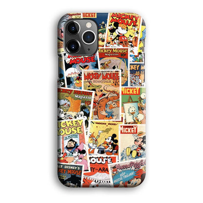 Mickey Mouse Old Poster Collage iPhone 12 Pro Case-Oxvistore