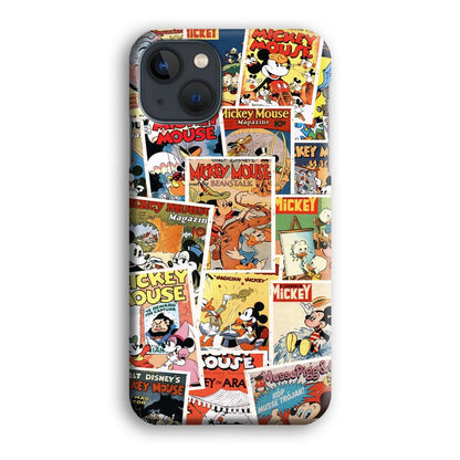 Mickey Mouse Old Poster Collage iPhone 13 Case-Oxvistore