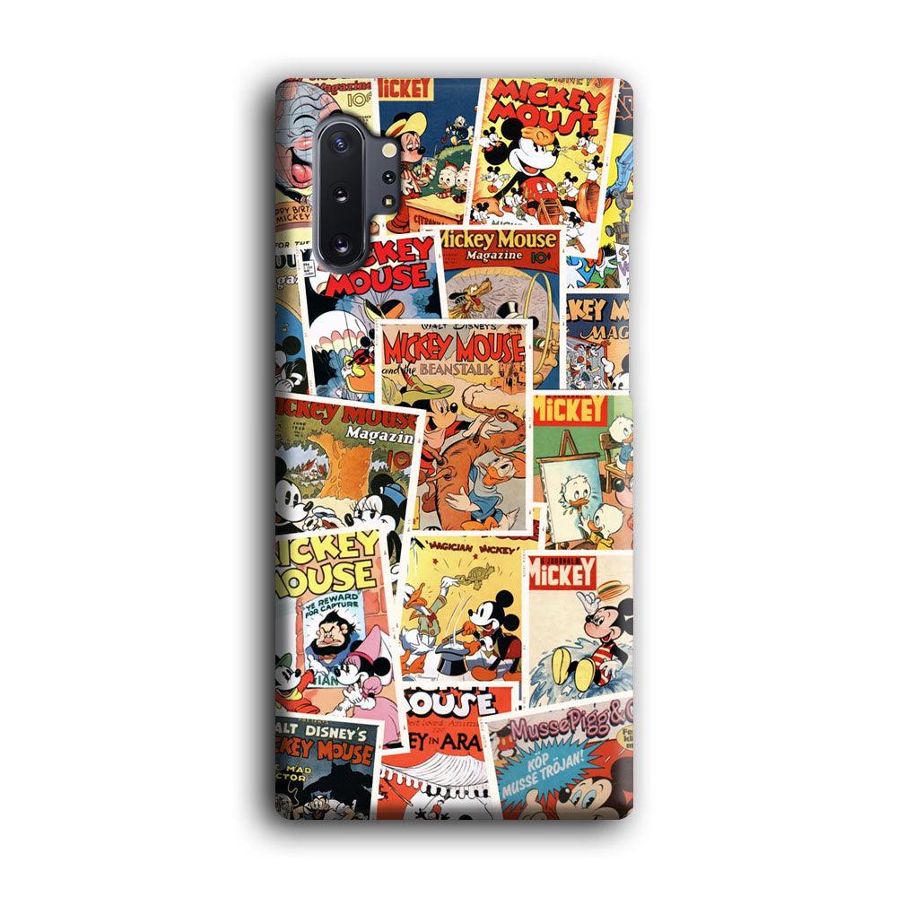 Mickey Mouse Old Poster Collage Samsung Galaxy Note 10 Plus Case-Oxvistore