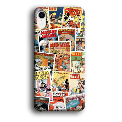 Mickey Mouse Old Poster Collage iPhone XR Case-Oxvistore