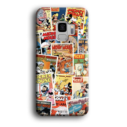 Mickey Mouse Old Poster Collage Samsung Galaxy S9 Case-Oxvistore