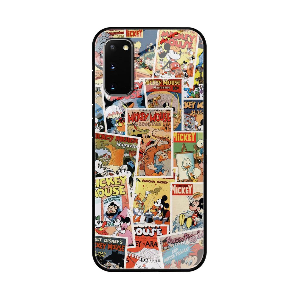 Mickey Mouse Old Poster Collage Samsung Galaxy S20 Case-Oxvistore