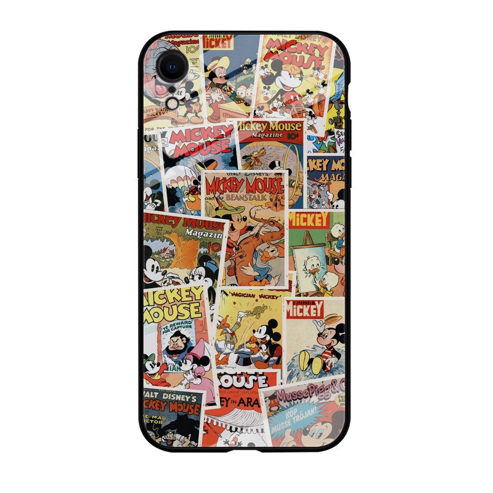 Mickey Mouse Old Poster Collage iPhone XR Case-Oxvistore